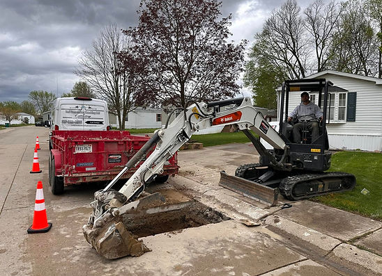 2nd Gen Plumbing crew on site in Indianapolis