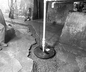 Camera inspection of underground plumbing line